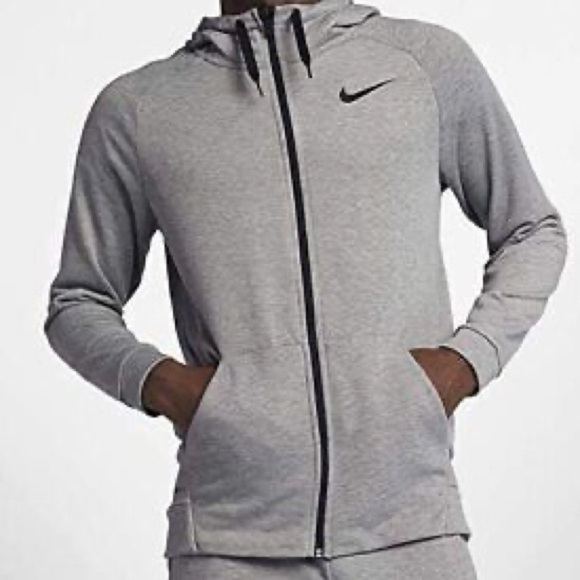 Nike Other - Nike Dri-FIT Men's Big & Tall Full-Zip Training Hoodie Gray 860465 063 2XL